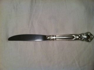 Gorham Chantilly Sterling Silver Modern Blade Knife photo