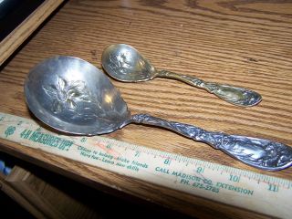 Oxford Silver Plate One Sugar And One Soup Ladle photo