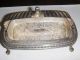 Vintage Silver Plate Roll Top Butter Dish & Salt & Pepper Shakers Butter Dishes photo 7