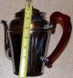 Vintage Red Bakelite Handle Teapot,  Cromwell Chromium Silver Mfg.  Corp. Tea/Coffee Pots & Sets photo 5