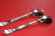 Three Crown 1940 ' S Silverplate Salad Set.  Serving Spoon & Fork. Other photo 9
