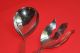 Three Crown 1940 ' S Silverplate Salad Set.  Serving Spoon & Fork. Other photo 1
