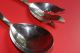 Three Crown 1940 ' S Silverplate Salad Set.  Serving Spoon & Fork. Other photo 4