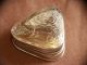 925 Sterling Silver Pill Box Heart Shaped Etched - Boxes photo 2