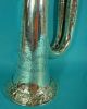 Rare Victorian Sterling Silver Military Bugle 2nd Battalion Monmouthshire Rifles Other photo 8