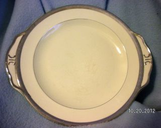 Lemoges Silver Leaf Platter Made In Usa photo