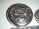 3 Antique Silver Dresser Jar Lids One With Cherub Embossed Design Other photo 3