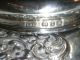 3 Antique Silver Dresser Jar Lids One With Cherub Embossed Design Other photo 6