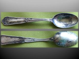 Vintage Old Antique Spoon 800 Silver Italy 6.  5 Grams photo