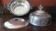 Antique Ornate Silver Plate Covered Butter Dish Butter Dishes photo 3
