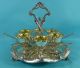 Magnificent Victorian Sterling Silver Egg Cruet Stand 6 Cup Spoon Elkington 1859 Other photo 1