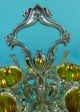 Magnificent Victorian Sterling Silver Egg Cruet Stand 6 Cup Spoon Elkington 1859 Other photo 2