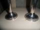 Pair Of Rogers Weighted Sterling Silver Candlesticks 175g 6.  2 Oz Not Scrap Candlesticks & Candelabra photo 5