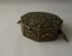 Vintage Tobacciana Chinese Export Silver 925 Gold Snuff Mourning Box No Scrap Asia photo 9