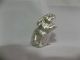 Hollow Solid Sterling Silver Rabbit Figurine 925 Stamp Tests 925/1000 Mint 8.  1 G Miniatures photo 1