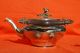Antique Christofle Silverplate Water Tea Pot Kettle On Stand Other photo 11