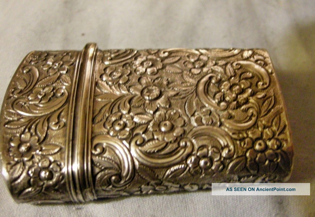 Sterling Silver Etui 1821 By Wilmore,  Birmingham,  Medical Blood Letting Kit Other photo
