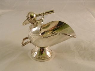 Stunning Vintage Silver Plated Sugar Bowl With Scoop Hand Engraved photo