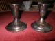 International Silver Co Silverplate Pair Of Candlesticks Holders 4 Inches Tall Candlesticks & Candelabra photo 7