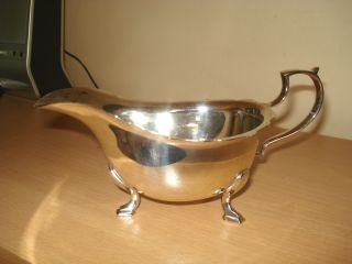 Lovely Silver Plated Sauce Boat photo
