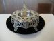 Lovely European Early Art Nouveau Sterling Tea Strainer On Stand,  C1880 - 1900 Tea/Coffee Pots & Sets photo 2