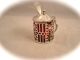 Antique Gorham Reticulated Sterling Silver Cranberry Glass Mustard Pot,  Excellent Mustard Pots photo 3