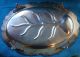 Lovely Rococo Meat Tray Silverplated Copper Platters & Trays photo 6