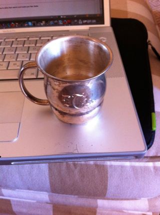 Sterling Silver Cup,  Marked Sterling Towle 925 On The Bottom photo