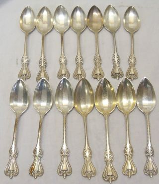 14 Antique Towle Old Colonial 1895 Spoons 5 5/8 