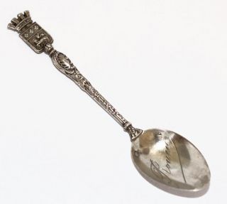 Vintage Solid Silver French Baby Spoon Rouen France C 1960 ' S photo