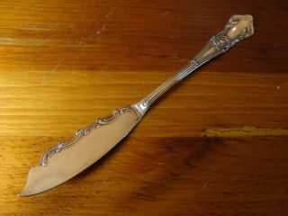 Antique 1903 Levi & Salaman Sterling Silver Fish Knife - Stunning photo