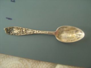 Antique R.  Wallace Sterling Silver Collector Spoon photo