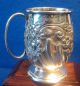 Perfect 1904 Solid Silver Ornate Tankard,  Edwardian Christening Tankard 84grm Cups & Goblets photo 1