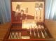53 Piece Set 1953 Silverplate Flatware Pattern 