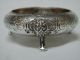 Vintage European Silver Tri Footed Open Salt Cellar Dish 1890 - 1920 Other photo 1