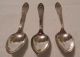 Antique 3 Art Nouveau 1884 Reed & Barton Silverplated Spoons In Cashmere Pat. Other photo 1