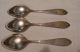 Antique 3 Art Nouveau 1884 Reed & Barton Silverplated Spoons In Cashmere Pat. Other photo 3