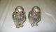 Owl Silverplate Salt And Pepper Shakers Other photo 1