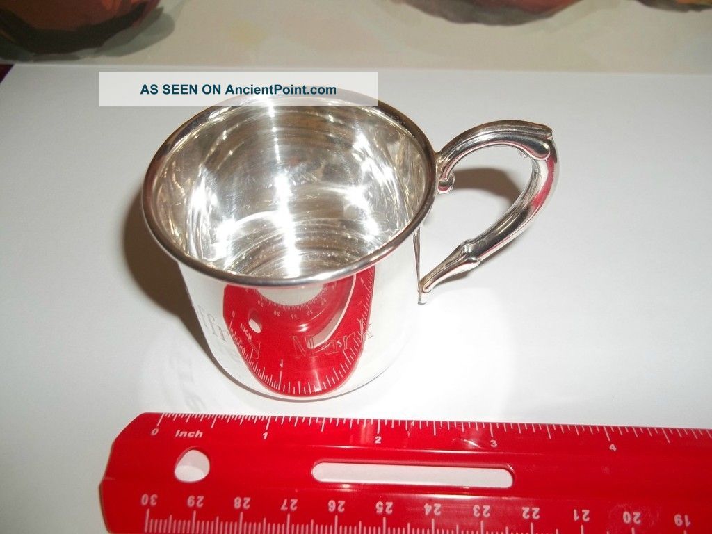 Sterling Silver Baby Cup,  40gr.  Near Mint,  2x2 + 1/4 