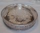 Antique Oval Cutwork Sheffield Silver E.  P.  On Copper Tray Platters & Trays photo 5