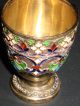 Antique 19c Imp.  Russian 88 Silver & Enamel Vodka Cup By Maria Adler [1879 - 1882] Russia photo 2