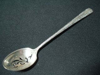 Sterling Silver Spoon With Cutout Pattern By Towle photo