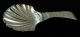 British Sterling Silver Shell Tea Caddy Spoon 1794 - 1795,  Bright Cut Decor. United Kingdom photo 4