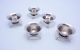 Vintage Spratling Taxco Mexico Mexican Silver Sterling Salt Dish Set Of 5 14784 Mexico photo 8