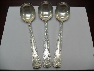Tiffany & Co.  Sterling Silver Serving Spoons - Set Of 3 photo