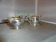 Vintage Silver Plated On Copper Creamer,  Sugar Bowl & Tray Creamers & Sugar Bowls photo 1