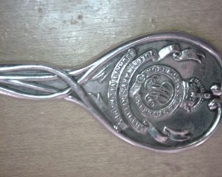 Sterling Silver Queen Mary ' S Regimental Vintage Spoon photo