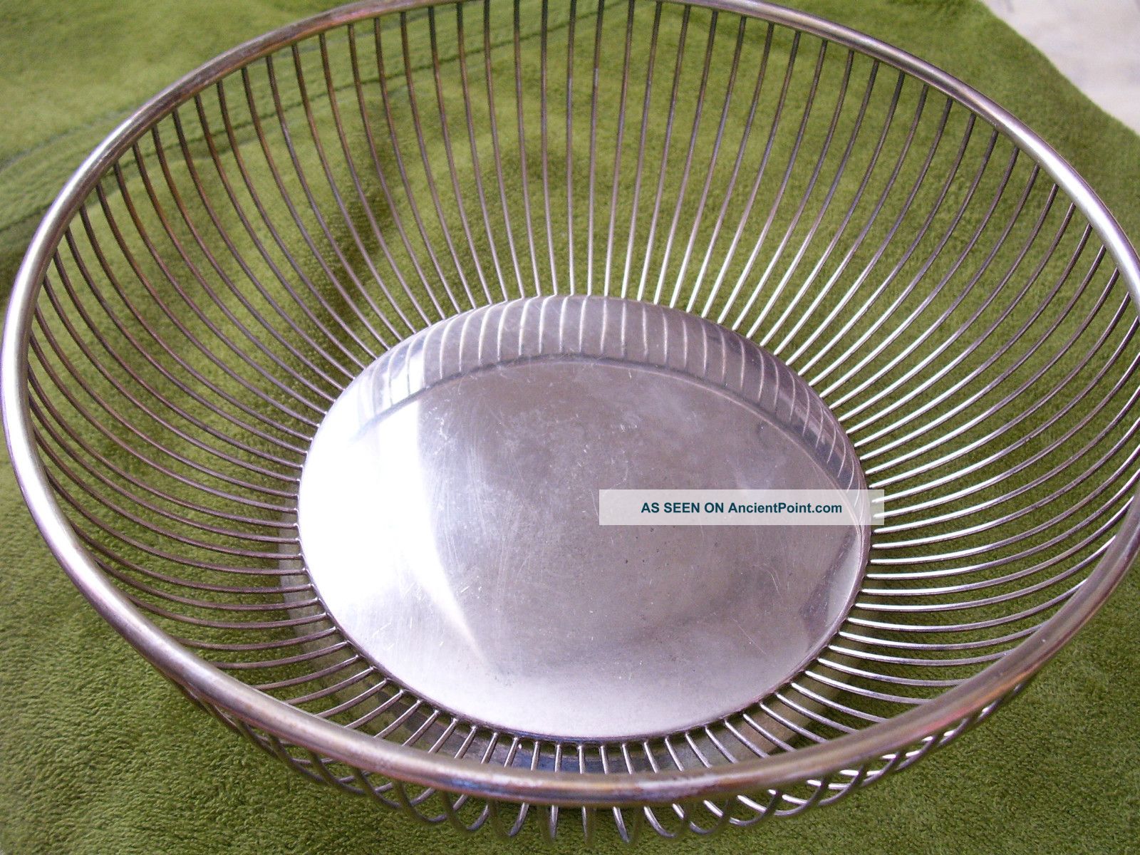 Gorham Vintage Ep Silver Plated Wire Bread/fruit Basket Bowls photo