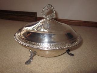 1883 F.  B Rogers Silver Co Serving Dish 1158 photo
