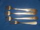 Four - S.  Kirk And Sons Sterling Silver Forks Kirk photo 1